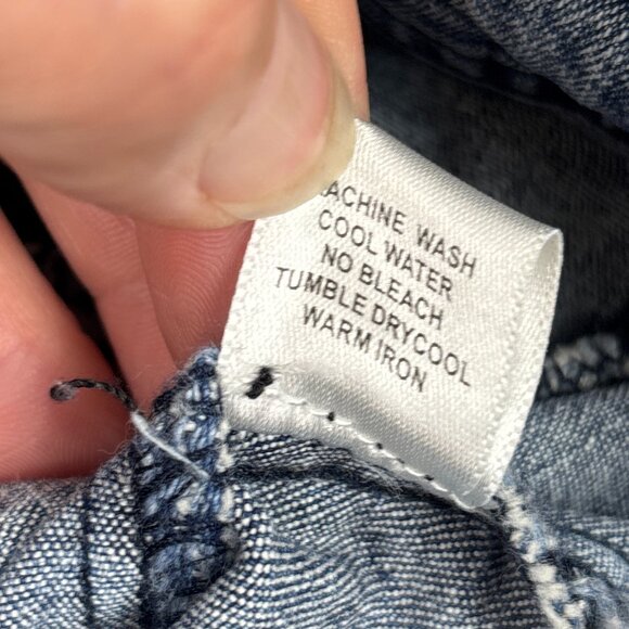 Debra deRoo Embellished Denim‎ Jacket Women’s Large Patch Detail Crown Crest VTG - Picture 12 of 16